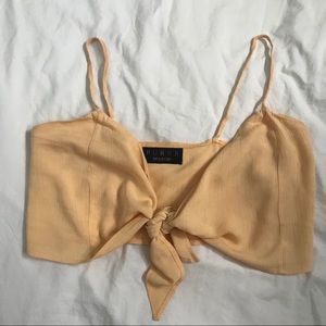 Purrr Melrose Front Tie Top